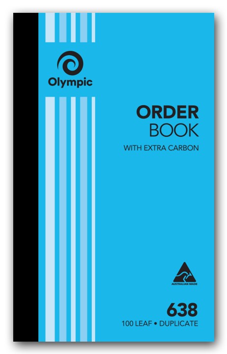 ORDER BOOK OLYMPIC 638 DUP 8X5 100LF (07445)