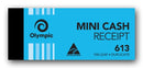 CASH REC BOOK OLYMPIC 613 DUP MINI 100LF (08010)