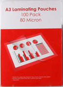 LAMINATING POUCH GNS BASIC A3 80 MICRON PK100