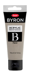 Paint Jasart Byron Acrylic 75ml Neutral Grey