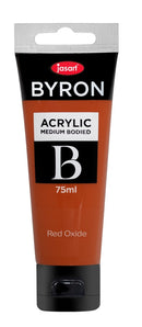 Paint Jasart Byron Acrylic 75ml Red Oxide