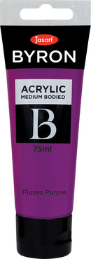 Paint Jasart Byron Acrylic 75ml Fluoro Purple