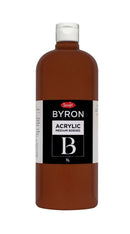 PAINT JASART BYRON ACRYLIC 1 LITRE BURNT SIENNA