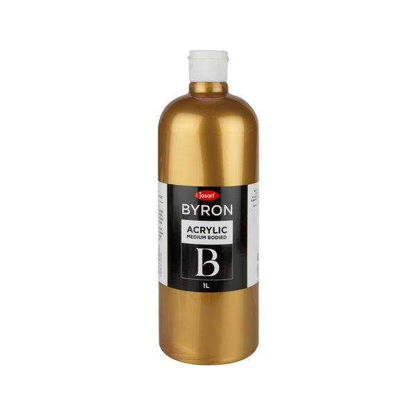 PAINT JASART BYRON ACRYLIC 1 LITRE GOLD
