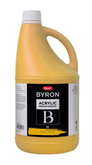 PAINT JASART BYRON ACRYLIC 2 LITRE WARM YELLOW