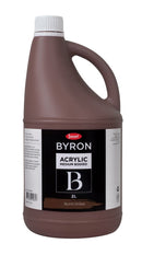 PAINT JASART BYRON ACRYLIC 2 LITRE BURNT UMBER