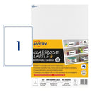Sp- Labels Avery Classroom Removable 199.6x289.1mm 1up Pk20