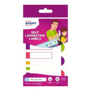 Sp- Labels Kids Avery Self Laminating Permanent Girl Asst Shapes Pk24