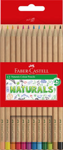 Pencil Coloured Faber-Castell Naturals Pk12