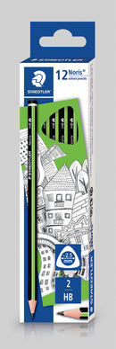 Sp- Pencil Staedtler Noris Triangular School Pencil 2B (BX12)