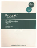 Sheet Protectors Protext A4 Economy 40 Mic Orange Peel Clear Bx100