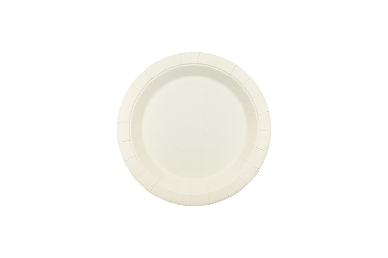 PLATE EARTH ECO PAPER ROUND WHITE 180MM CTN1000