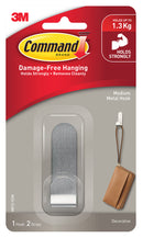 Sp- Hook Command 3m Medium Mr12-Ssw Modern Metal 1pk