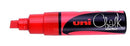 Sp- Marker Chalk Uni Pwe8k Bold Chisel Tip Metallic Red