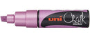 Sp- Marker Chalk Uni Pwe8k Bold Chisel Tip Metallic Violet