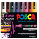 Marker Uni Pc5m Dark Colours Wlt8