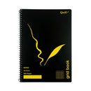 Grid Book Quill A4 5mm Grid Black 120pg (PK5)