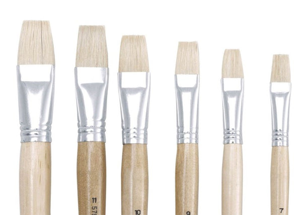 BRUSH JASART HOG BRISTLE SERIES 579 FLAT SIZE 3