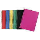 NOTEBOOK SPIRAX 511 225x175 HARD COVER TWIN WIRO ASSORTED