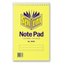 NOTEBOOK SPIRAX 563A S/HAND T/O 200PG PK10