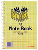 NOTEBOOK SPIRAX 571 A5 S/O 300 PAGES PK5