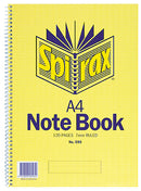 Notebook Spirax 595 A4 Side Opening 120pg