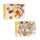 Gift Bag Xmas 230x180x100mm Foil Horizontal Medium 2 Asst