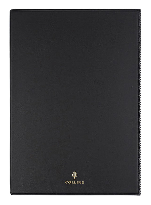 DIARY 2026 COLLINS BELMONT A4 247.V99 PVC 2DTP BLACK