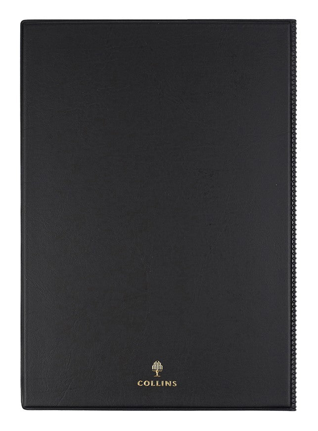 DIARY 2026 COLLINS BELMONT A4 247.V99 PVC 2DTP BLACK