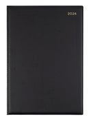 DIARY 2026 COLLINS BELMONT A4 347.V99 PVC WTV BLACK