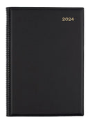 DIARY 2026 COLLINS BELMONT A5 387.V99 PVC WTV BLACK