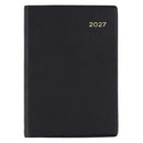 Diary 2027 Collins Belmont A7 337.V99 PVC Pocket Wtv Black