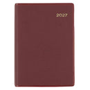Diary 2027 Collins Belmont A7 337.V78 PVC Pocket Wtv C Red
