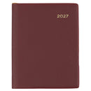Diary 2027 Collins Belmont A7 337p.V78 PVC Pkt W/Pencil Wtv Burg