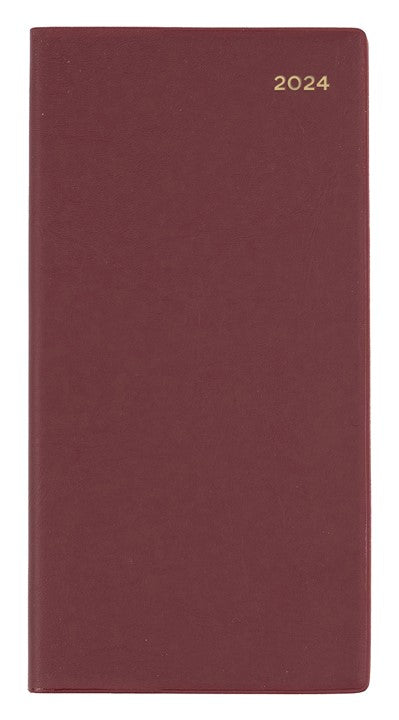 DIARY 2026 COLLINS BELMONT B6/7 377P.V78 PVC SLIM WTV PORT C RED