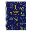 Diary 2027 Collins Colplan A5 Sc37sp.Lgt Student Spiral Wtv