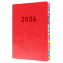 Diary 2026 Collins Edge Rainbow A5 Ed151.U15-25 1dtp Red