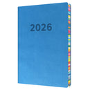 Diary 2026 Collins Edge Rainbow A5 Ed151.U57-25 1dtp Blue