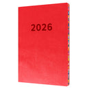 Diary 2026 Collins Edge Rainbow A5 Ed153.U15-25 Wtv Red