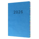 Diary 2026 Collins Edge Rainbow A5 Ed153.U57-25 Wtv Blue
