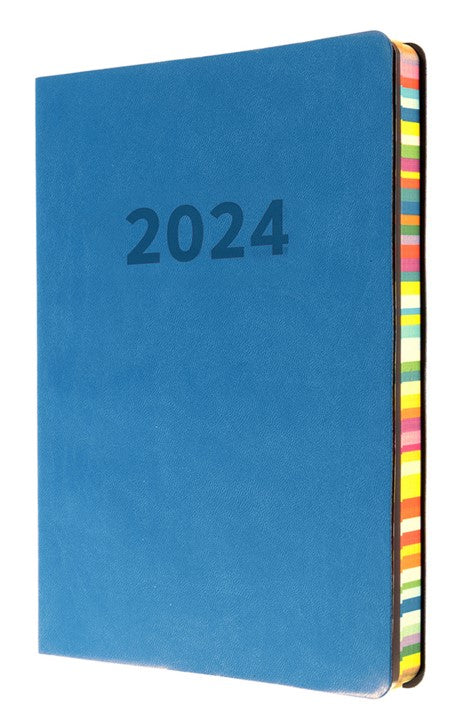 DIARY 2026 COLLINS EDGE RAINBOW A5 ED153.U57-25 WTV BLUE