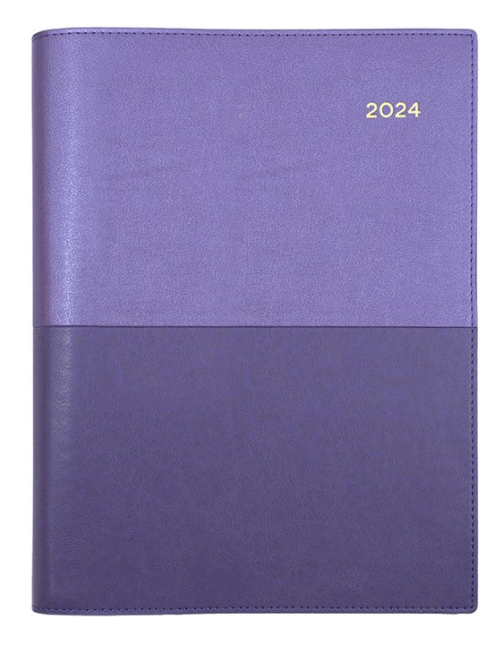 DIARY 2026 COLLINS VANESSA A4 145.V55 1DTP LILAC