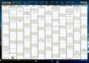 Planner 2026 Writeraze 500x700mm 10600 Qc2 Laminated