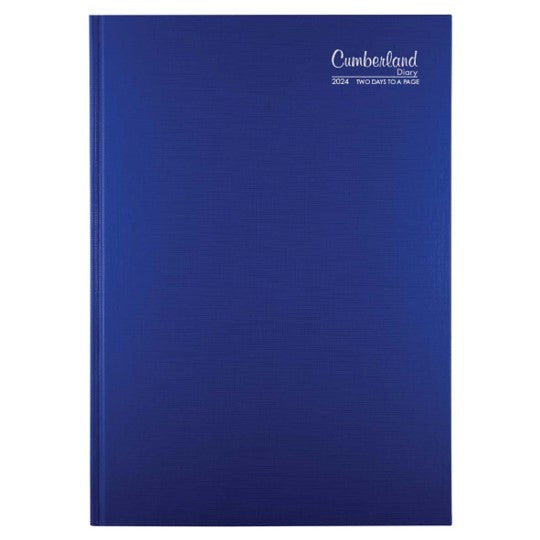 DIARY 2026 CUMBERLAND 52ECBK A5 CASAEBOUND 2DTP BLACK