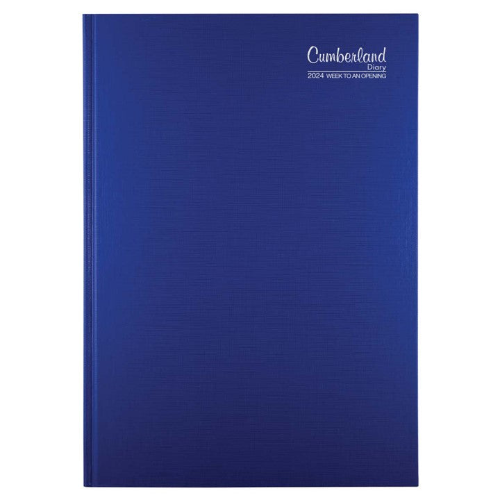 DIARY 2026 CUMBERLAND 57ECBK A5 CASEBOUND WTV BLACK