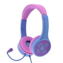 HEADPHONES MOKI CHATZONE W/BOOM MIC PINK/PURPLE
