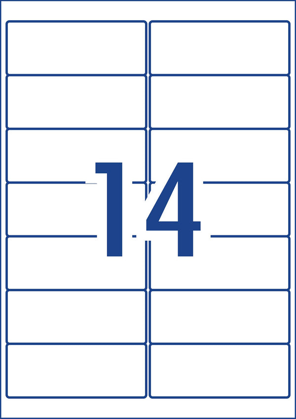 LABEL AVERY FSC INKJET J8163R ADDRESS 14UP 936028 PK25