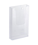 BROCHURE HOLDER DL WALL MOUNT CLEAR