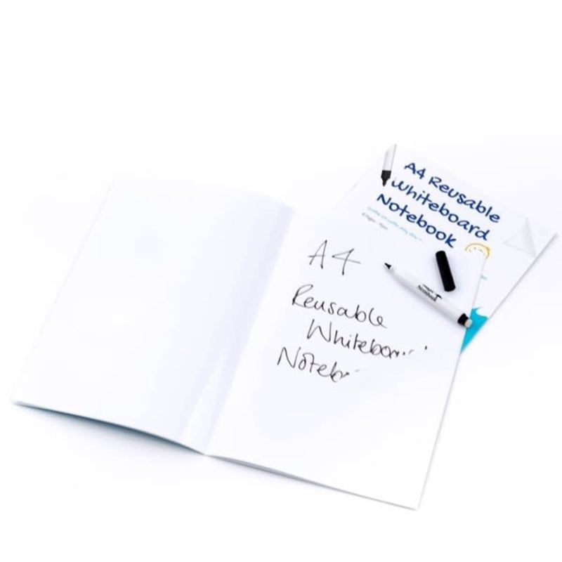 Reusable Whiteboard Notebook - A4 Size