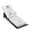 Desk Calendar Stand Sasco Acrylic Top Punch Brown